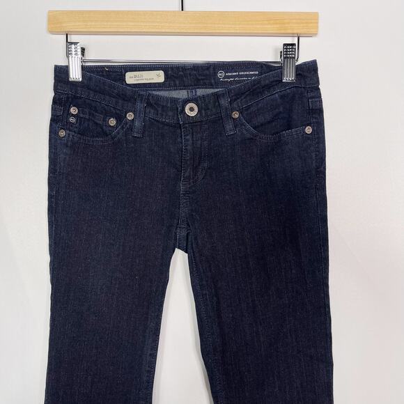 AG Adriano Goldschmied Womens 25 The Stilt Cigarette Leg Jeans Skinny Dark Wash - Picture 3 of 10